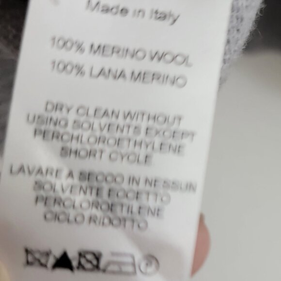 Gwyn Goop G. Label V Neck Merino Wool Sweater Grey Small - Picture 6 of 8